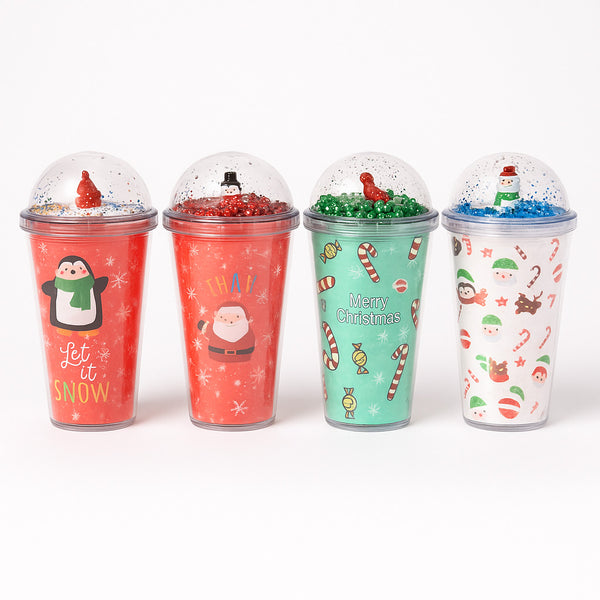 Christmas Thmubler with Design Lids