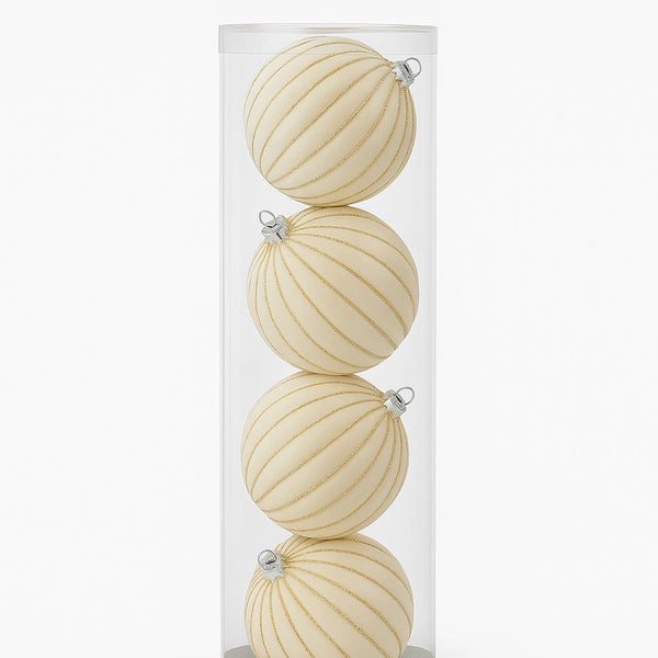 Christmas Balls - 10 cm 6 per Pack