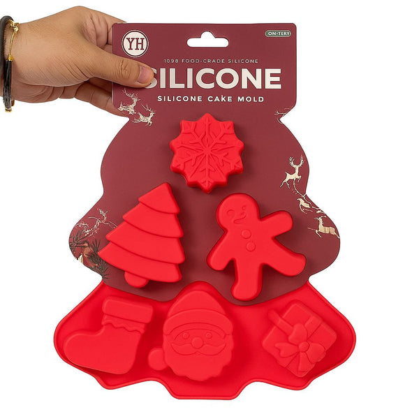 Christmas Silicone Cookie Mold - 23 x 18 cm