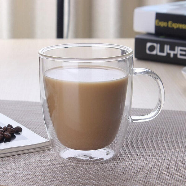 Double Glass transparent mug 250 ml