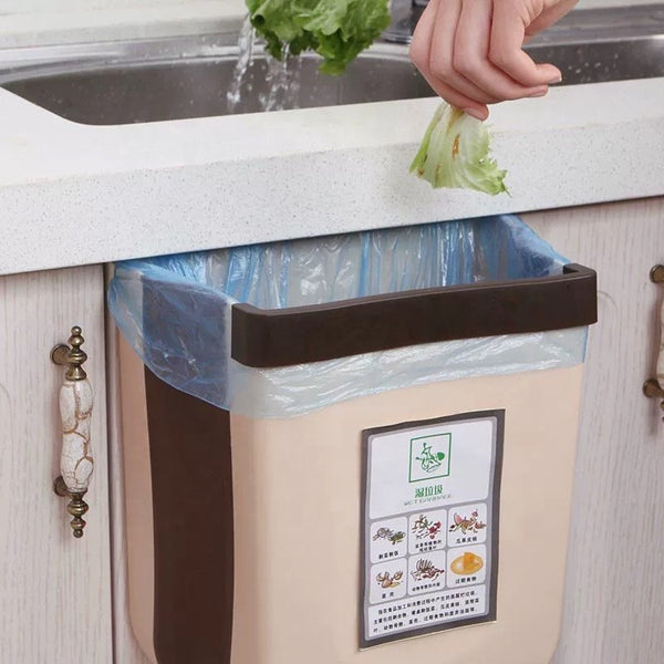 Collapsible Hanging Trash Bin