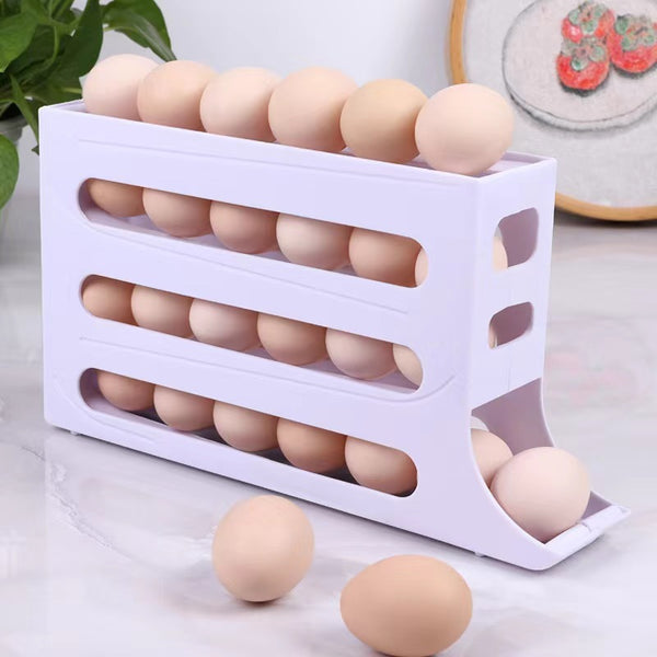 Rolling Egg Storage Box – 4 Layers