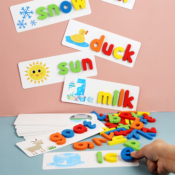 Spelling Game – Wooden Letters Set