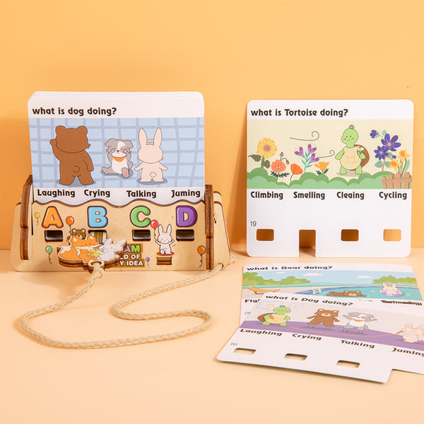 Wooden Logic Puzzle – Word Decryption Toy