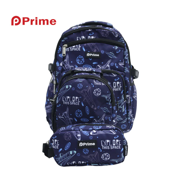 High-Quality Prime 3-Piece School Bag Set - 18 Inch