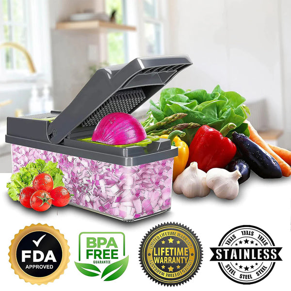 Press Veggie Slicer – 16 Pcs