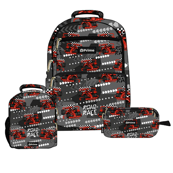 High-Quality Prime 3-Piece School Bag Set - 18 Inch