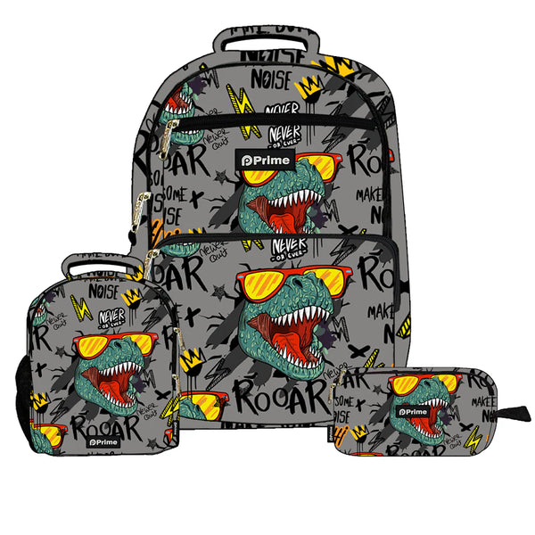 High-Quality Prime 3-Piece School Bag Set - 18 Inch