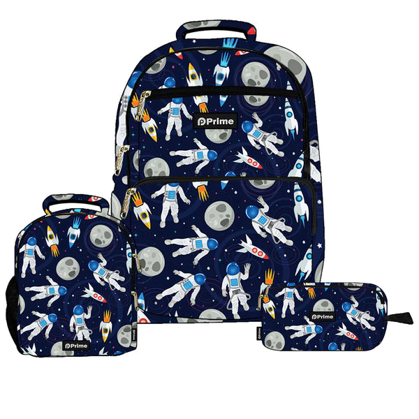 High-Quality Prime 3-Piece School Bag Set - 18 Inch