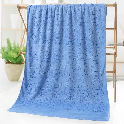 Microfiber rabbit design drying mat