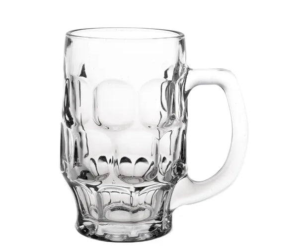 Cocktail and beer transparent mug