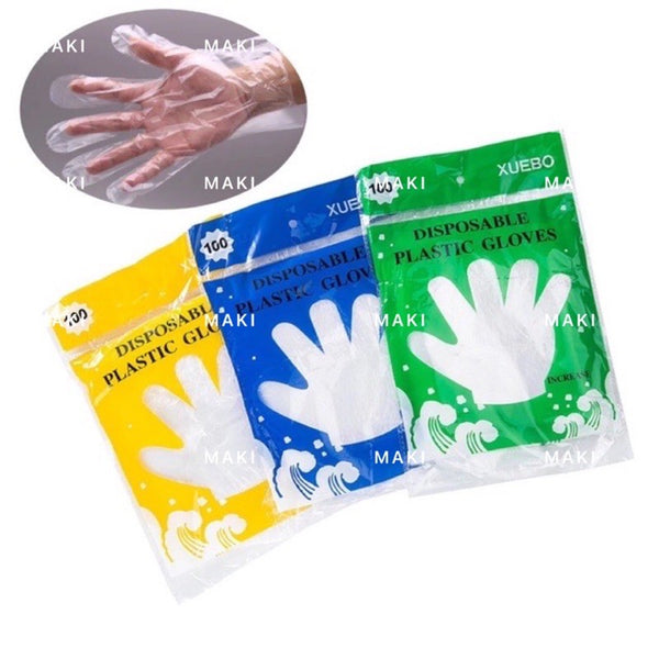 Multipurpose Disposable Plastic Gloves (100pcs)