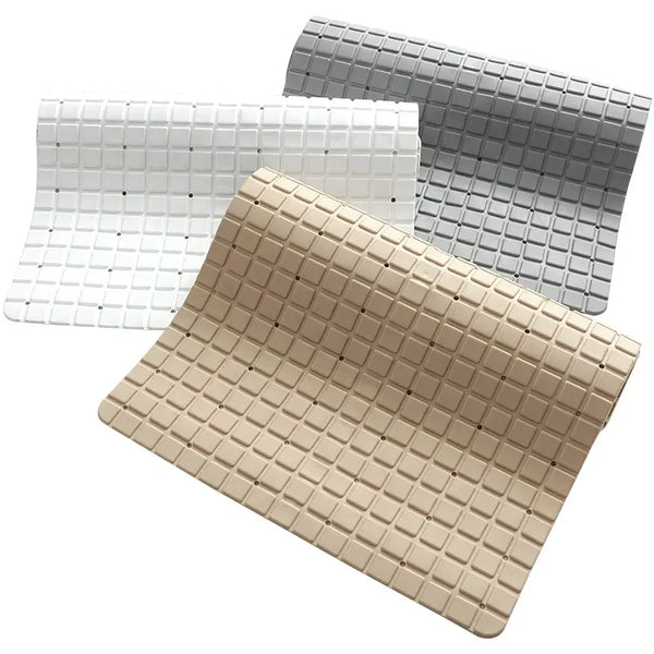 Non slip pvc bath mat