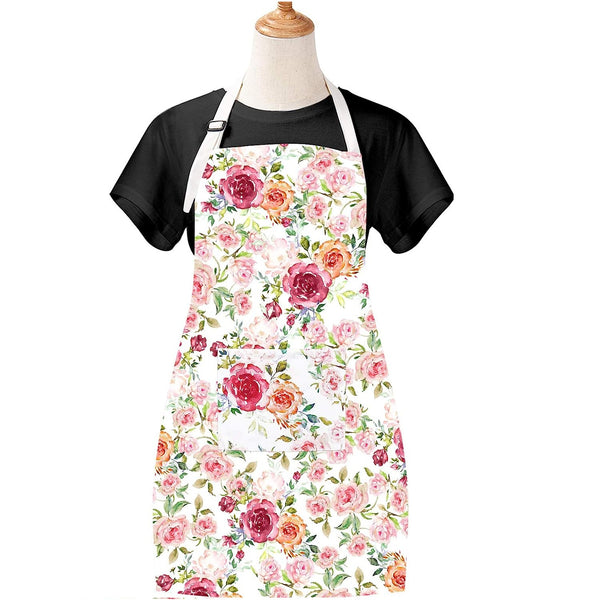 Kitchen apron flowers design